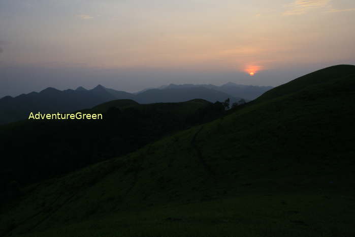 Spectacular dawn over Dong Cao, Bac Giang