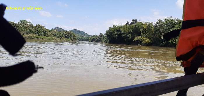 The third day birding at Cat Tien National Park: crossing the ferry on the Dong Nai River and going home