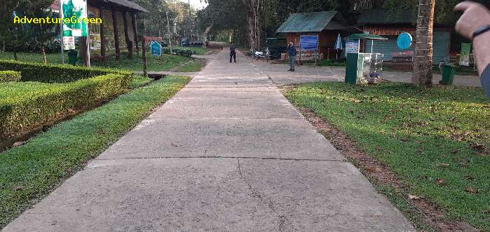 The second morning on the birding trail near the headquarters of Cat Tien National Park