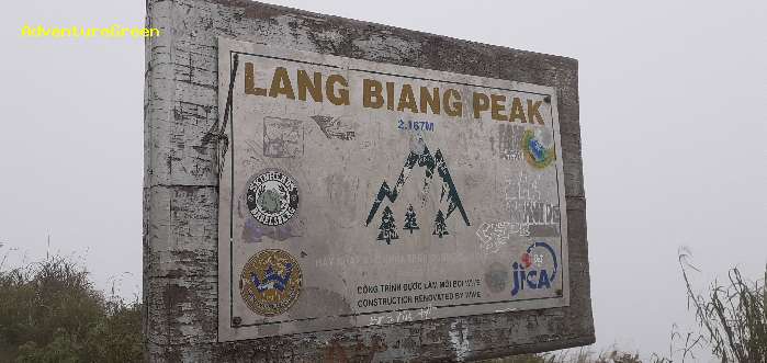 Trekking and hiking adventure to the summit of Mount Lang Biang, outside of Da Lat, Vietnam