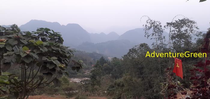 Trekking hiking tour at the Pu Luong Nature Reserve in Vietnam