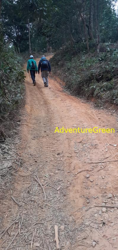 Trekking hiking tour at the Pu Luong Nature Reserve in Vietnam