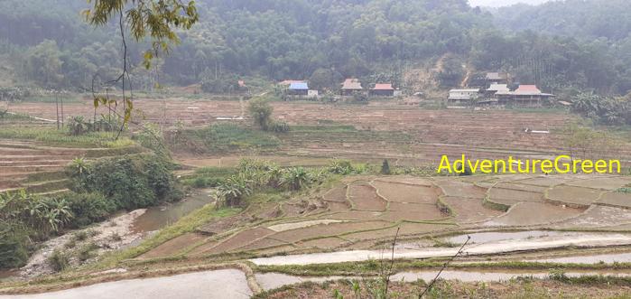 Trekking hiking tour at the Pu Luong Nature Reserve in Vietnam