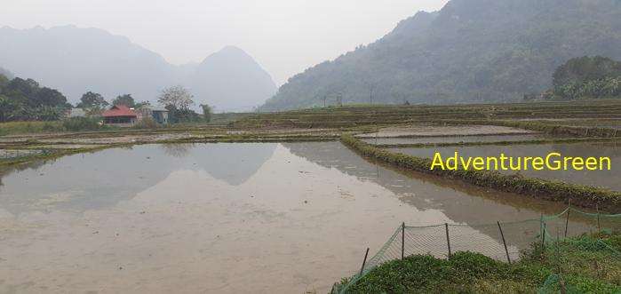 Trekking hiking tour at the Pu Luong Nature Reserve in Vietnam