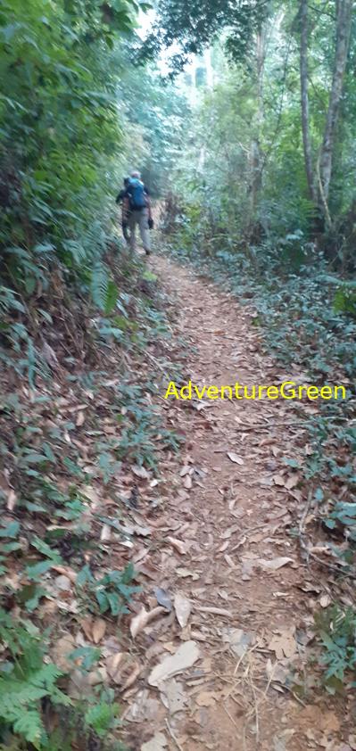 Trekking hiking tour at the Pu Luong Nature Reserve in Vietnam