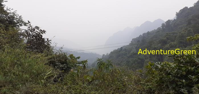 Trekking hiking tour at the Pu Luong Nature Reserve in Vietnam