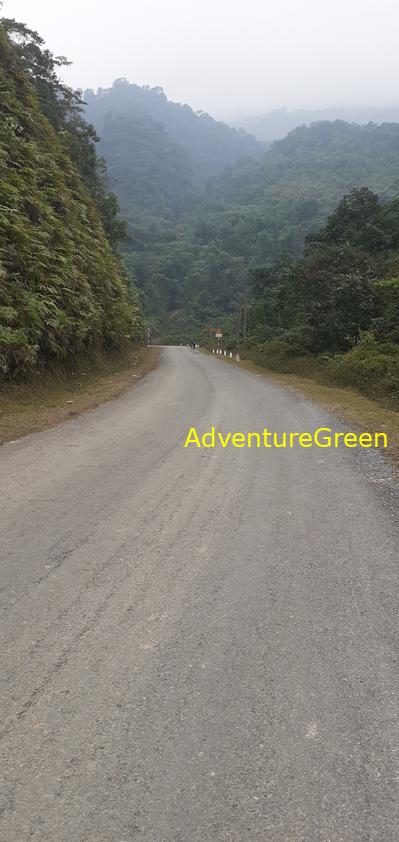 Trekking hiking tour at the Pu Luong Nature Reserve in Vietnam