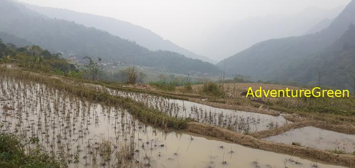 Trekking hiking tour at the Pu Luong Nature Reserve in Vietnam