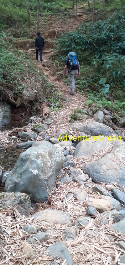 Trekking hiking tour at the Pu Luong Nature Reserve in Vietnam