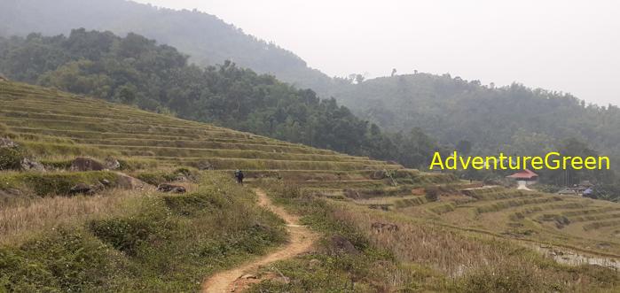 Trekking hiking tour at the Pu Luong Nature Reserve in Vietnam