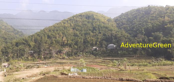 Trekking hiking tour at the Pu Luong Nature Reserve in Vietnam