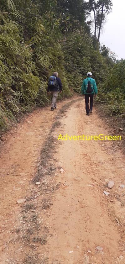 Trekking hiking tour at the Pu Luong Nature Reserve in Vietnam